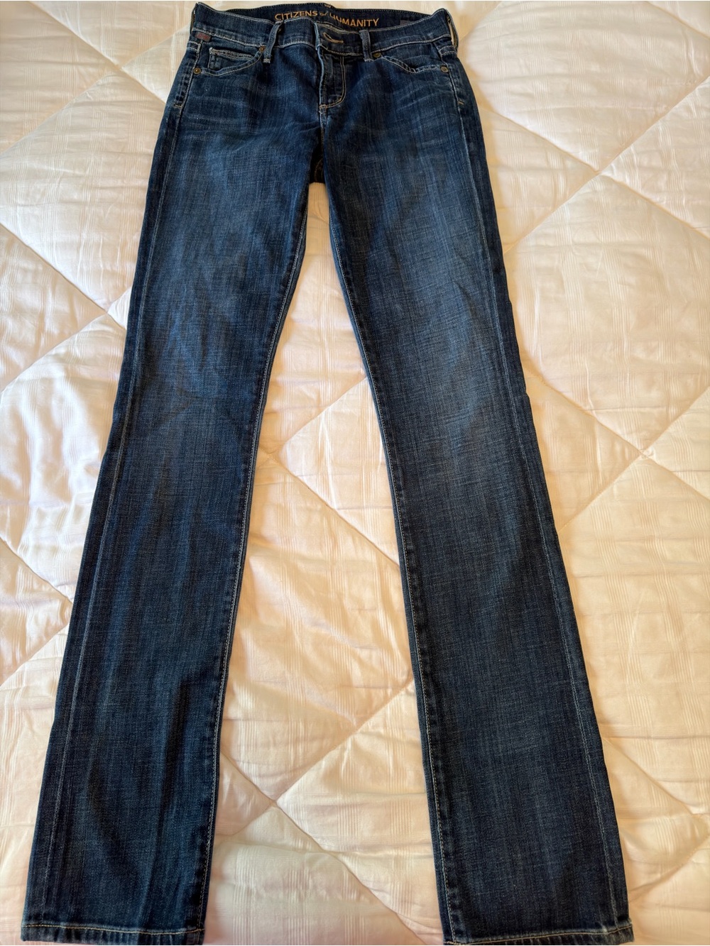 Citizens of Humanity Low Rise Straight-Leg Jeans